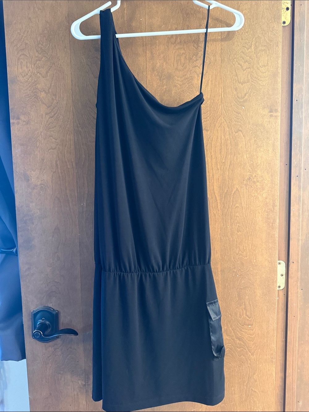 Guess Black One-Shoulder Women's mini Dress